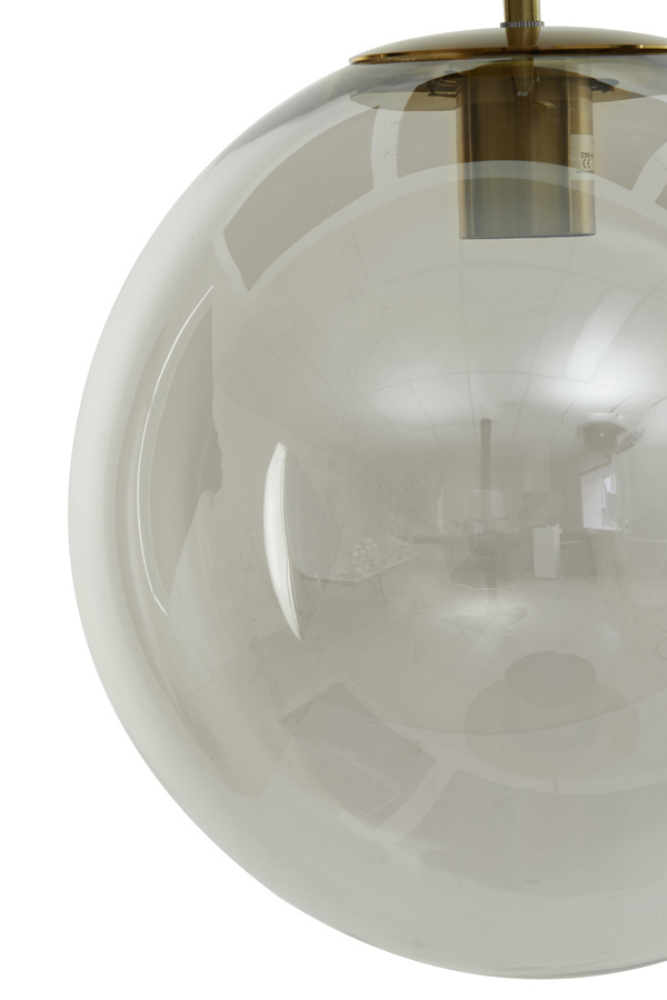 Light & Living - Hanglamp MEDINA - Ø40x40cm - Helder