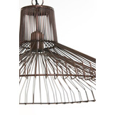 Light & Living - Hanglamp KASPER - Bruin - 65x65x37 cm