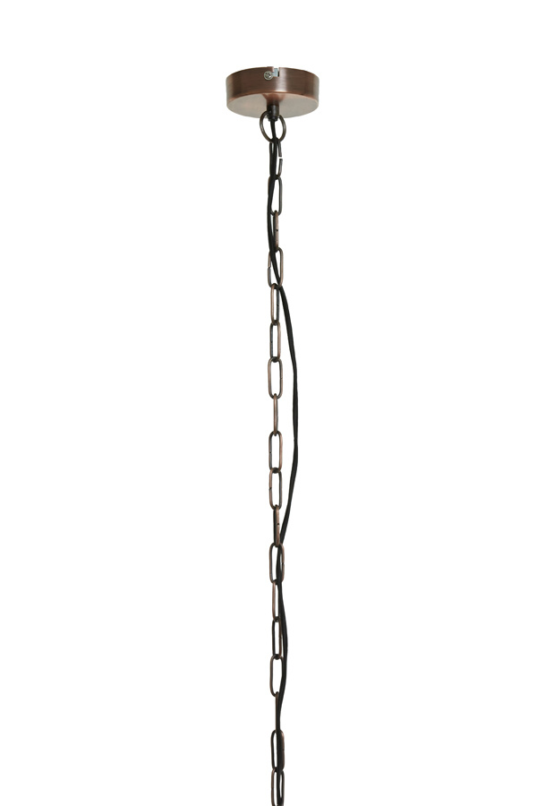 Light & Living - Hanglamp KASPER - Bruin - 65x65x37 cm