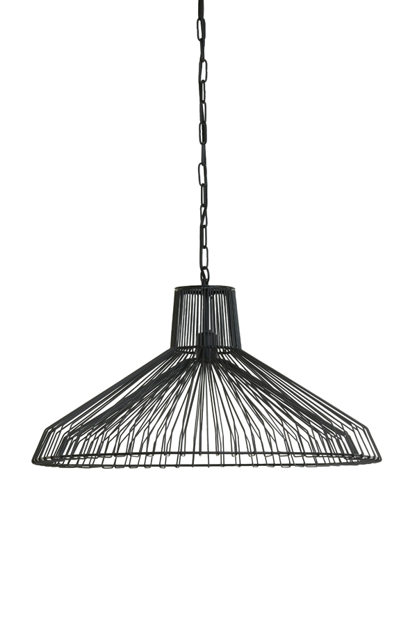 Light & Living - Hanglamp KASPER - Ø65x37cm - Zwart