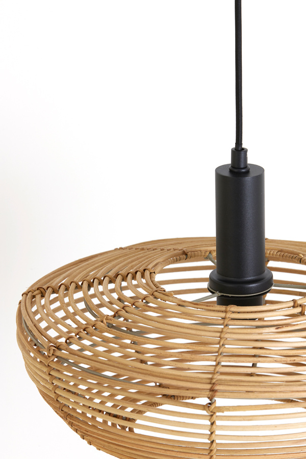 Light & Living - Hanglamp Milan - 40x40x15 - Bruin