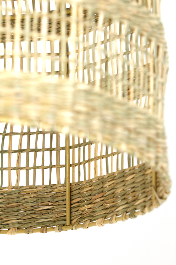 Light & Living - Hanglamp SAGAR - Ø38x43cm - Bruin