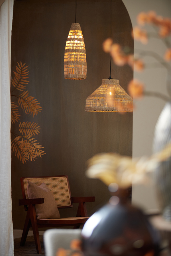 Light & Living - Hanglamp LATIKA - Ø20x52cm - Bruin