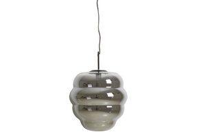 Light & Living - Hanglamp MISTY - Ø45x48cm - Grijs