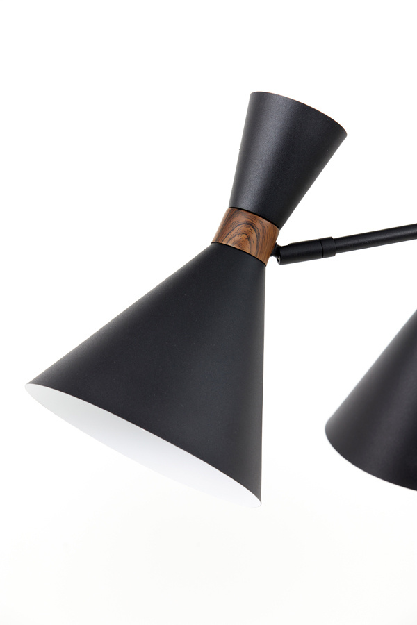 Light & Living - Hanglamp HOODIES - Ø86.5x89cm - Zwart