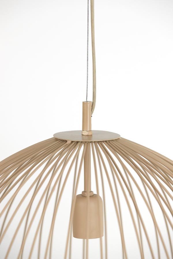 Light & Living - Hanglamp RILANA - Ø34x35cm - Wit