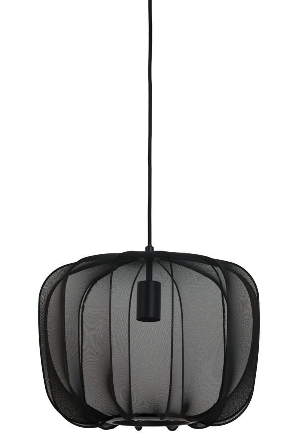 Light & Living - Hanglamp PLUMERIA - Ø40x30cm - Zwart