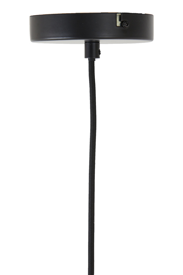 Light & Living - Hanglamp PLUMERIA - Ø40x30cm - Zwart