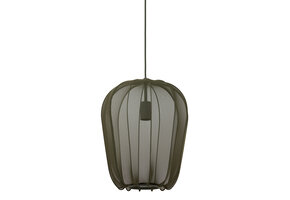 Light & Living - Hanglamp PLUMERIA - Ø34x40cm - Groen