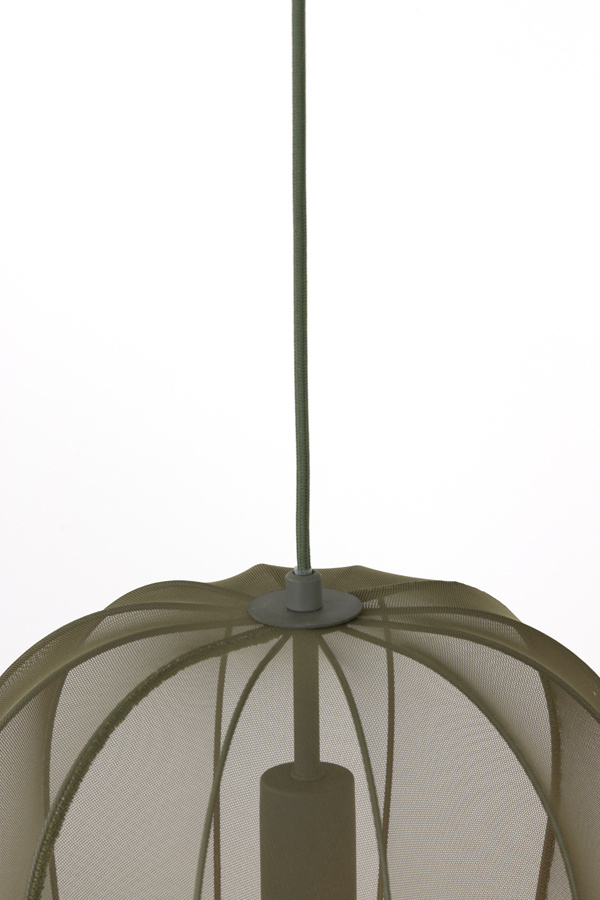 Light & Living - Hanglamp PLUMERIA - Ø34x40cm - Groen