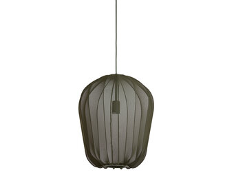 Light & Living - Hanglamp PLUMERIA - Ø42x50cm - Groen