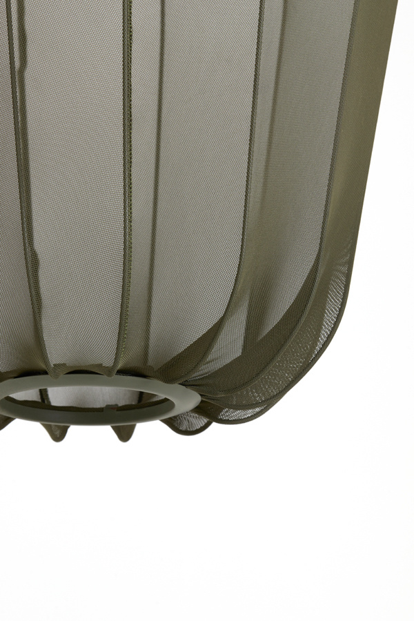 Light & Living - Hanglamp PLUMERIA - Ø42x50cm - Groen