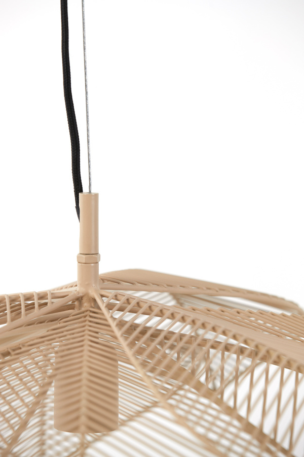 Light & Living - Hanglamp PAVAS - Ø54x24.5cm - Bruin