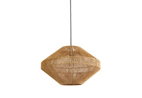 Light & Living - Hanglamp MALLOW - Ø60x37cm - Bruin