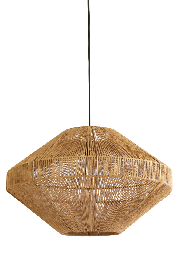 Light & Living - Hanglamp MALLOW - Ø60x37cm - Bruin