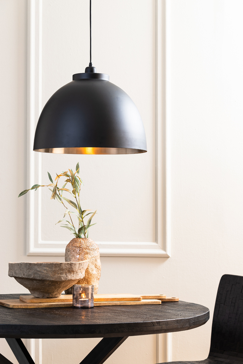 Light & Living - Hanglamp Kylie - 45x45x32 - Zwart