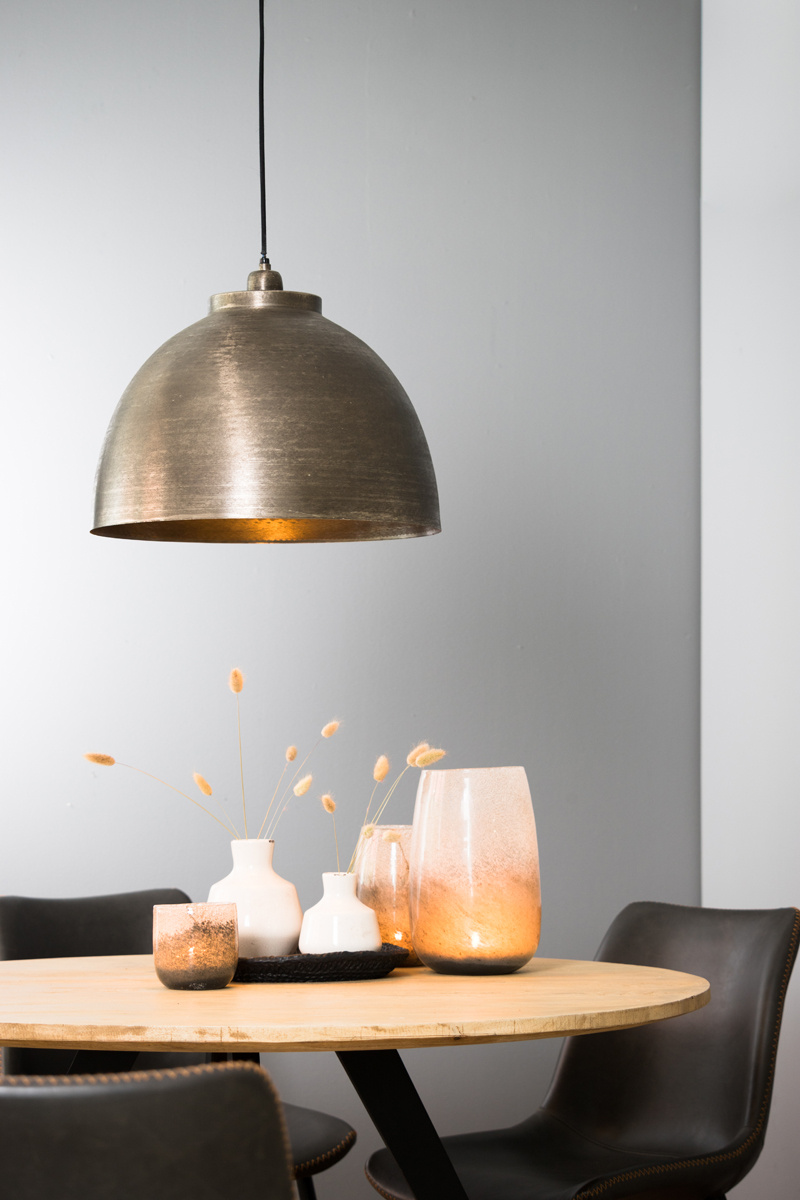 Light & Living - Hanglamp KYLIE - Ø45x32cm - Zilver