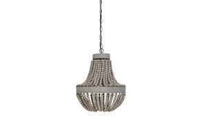 Light & Living - Hanglamp LUNA - Ø35.5x45cm - Wit