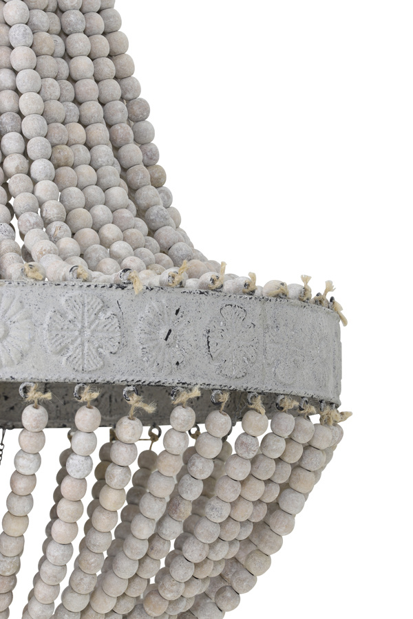 Light & Living - Hanglamp LUNA - Ø51x63cm - Wit