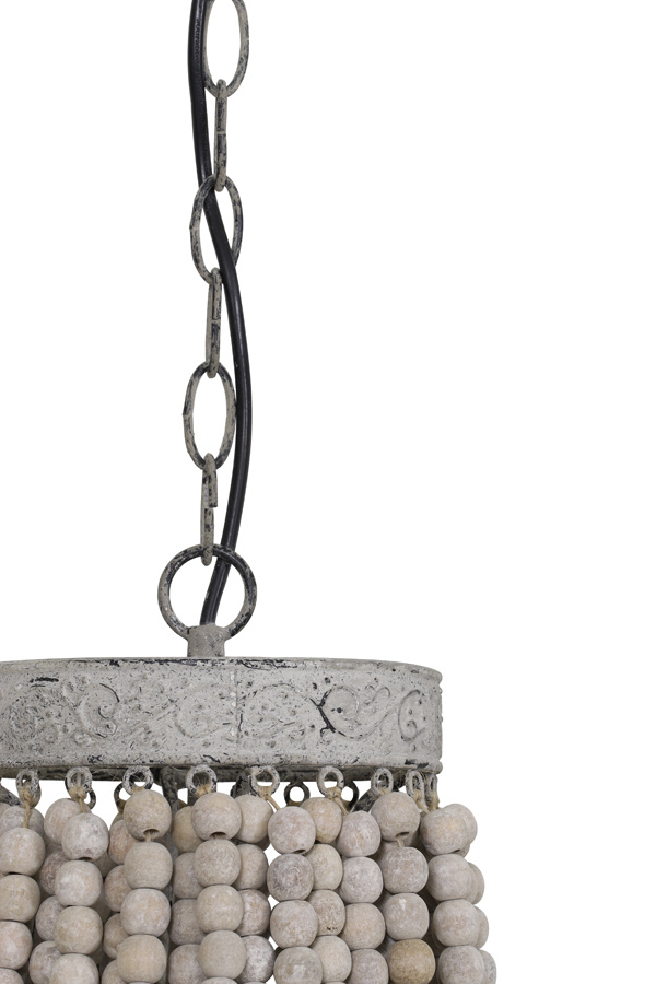 Light & Living - Hanglamp LUNA - Ø51x63cm - Wit