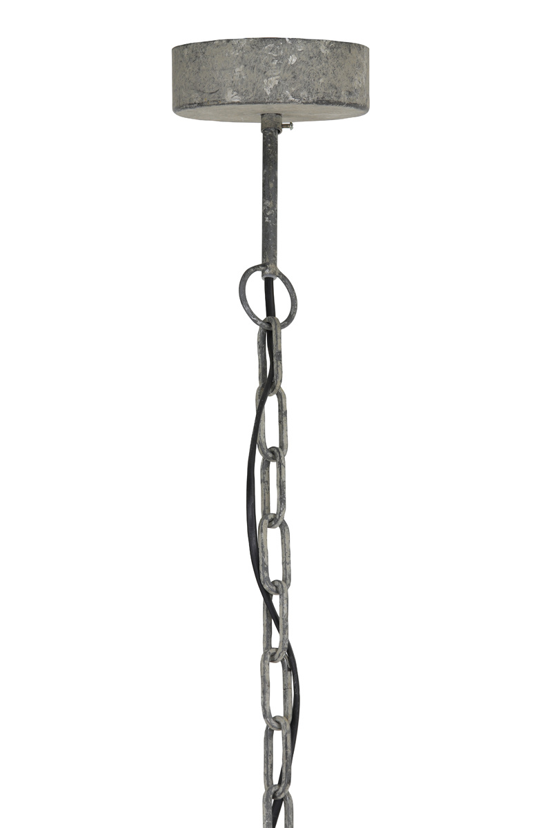 Light & Living - Hanglamp LUNA - Ø51x63cm - Wit