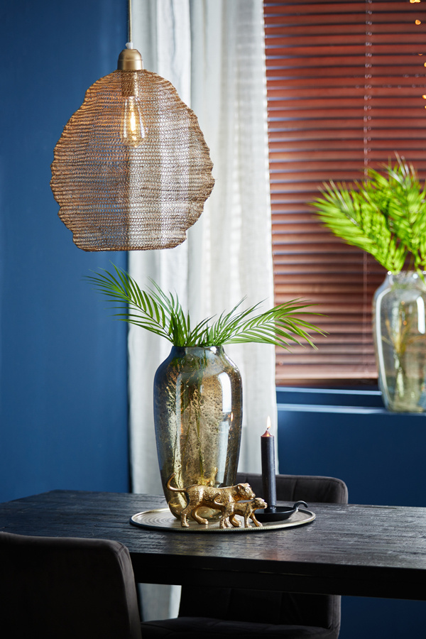 Light & Living - Hanglamp Nina - 38x38x42 - Brons