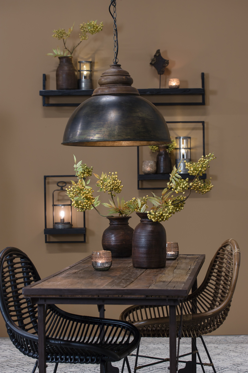 Light & Living - Hanglamp LEIA - Ø52x40cm - Zwart