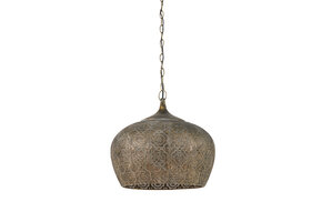 Light & Living - Hanglamp EMINE - Ø43.5x40.5cm - Bruin