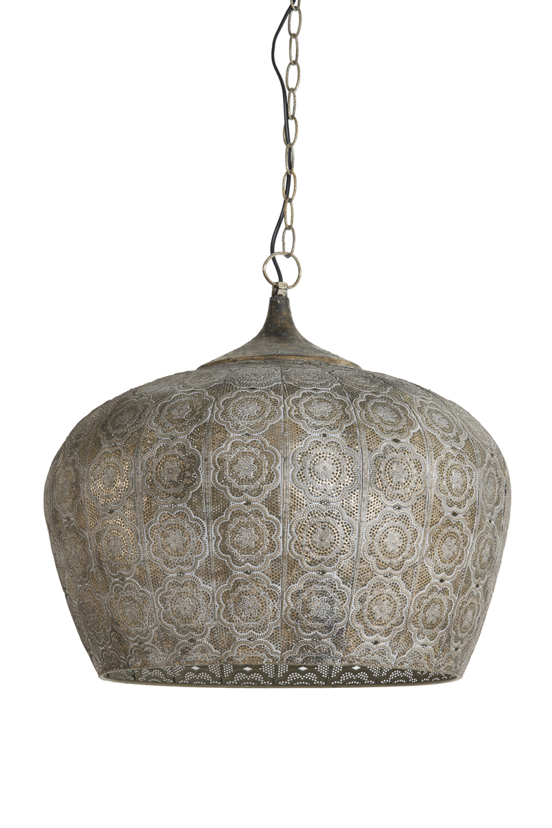 Light & Living - Hanglamp EMINE - Ø51.5x46cm - Bruin