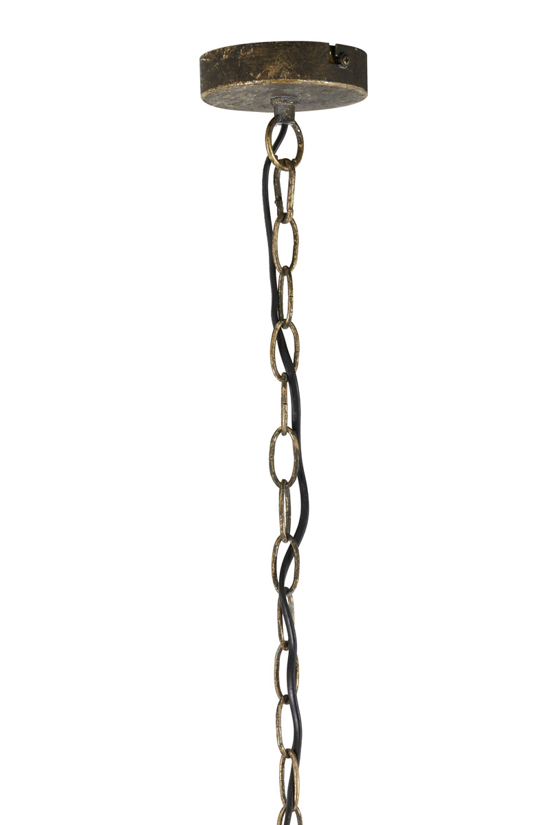 Light & Living - Hanglamp EMINE - Ø51.5x46cm - Bruin