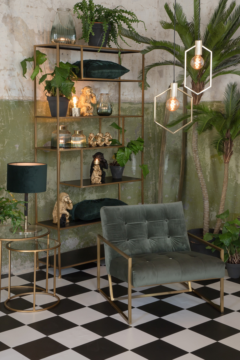 Light & Living - Lampvoet RODRIGO - 18x18x37.5 - Zwart