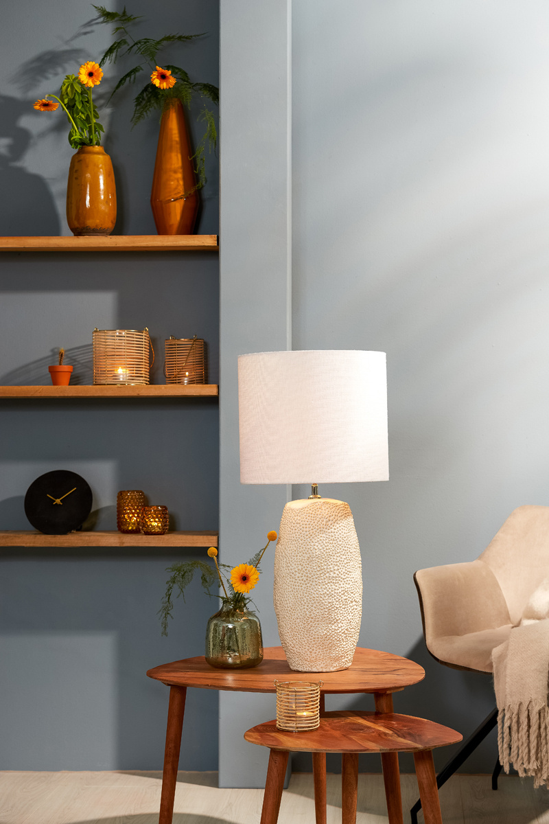 Light & Living - Lampvoet KYARA - 30.5x30.5x51.5 - Wit