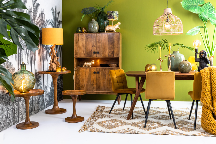 Light & Living - Lampvoet ARBANASI - 30x30x63 - Bruin