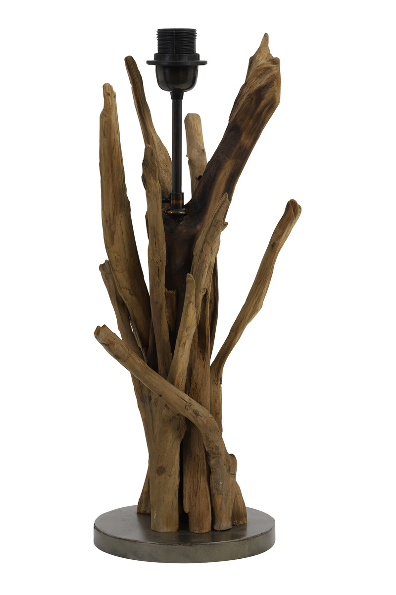 Light & Living - Lampvoet BLUMA - 18x18x50 - Bruin