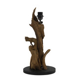 Light & Living - Lampvoet IKAL - 25x25x50 - Bruin