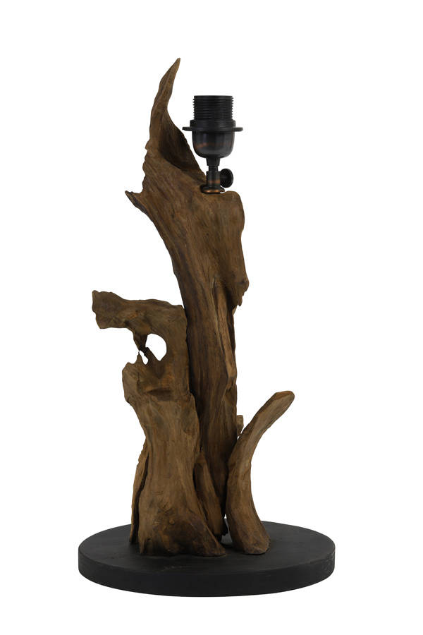 Light & Living - Lampvoet IKAL - 25x25x50 - Bruin