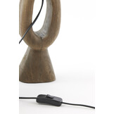 Light & Living - Lampvoet DJANGO - 11x9x45 - Bruin