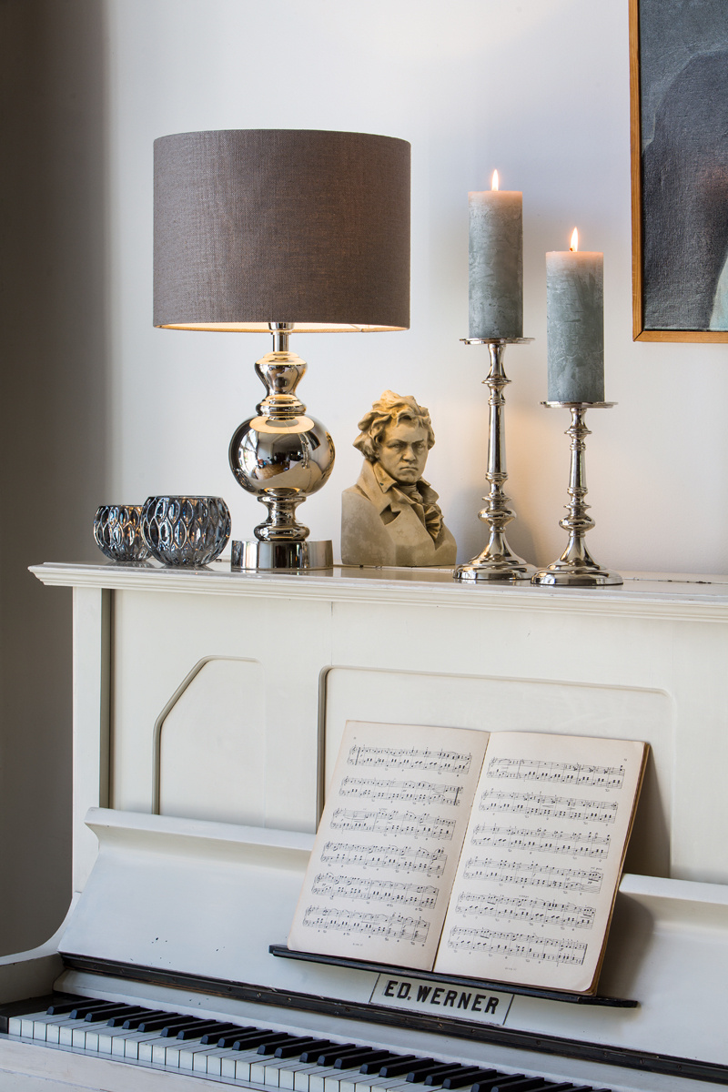 Light & Living - Lampvoet CADY - 15x15x40 - Zilver