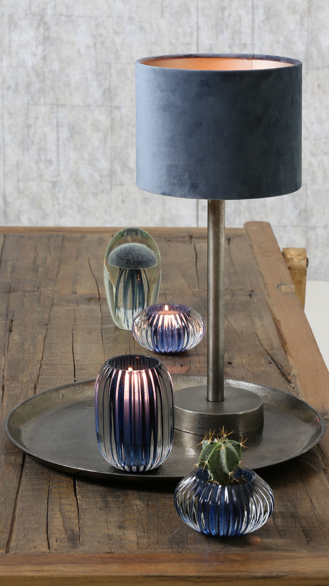 Light & Living - Lampvoet UNDAI - 12.5x12.5x30 - Zilver