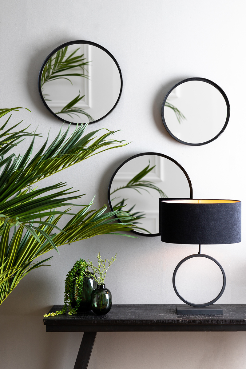 Light & Living - Lampvoet LIVA - 30x12.5x42 - Zwart