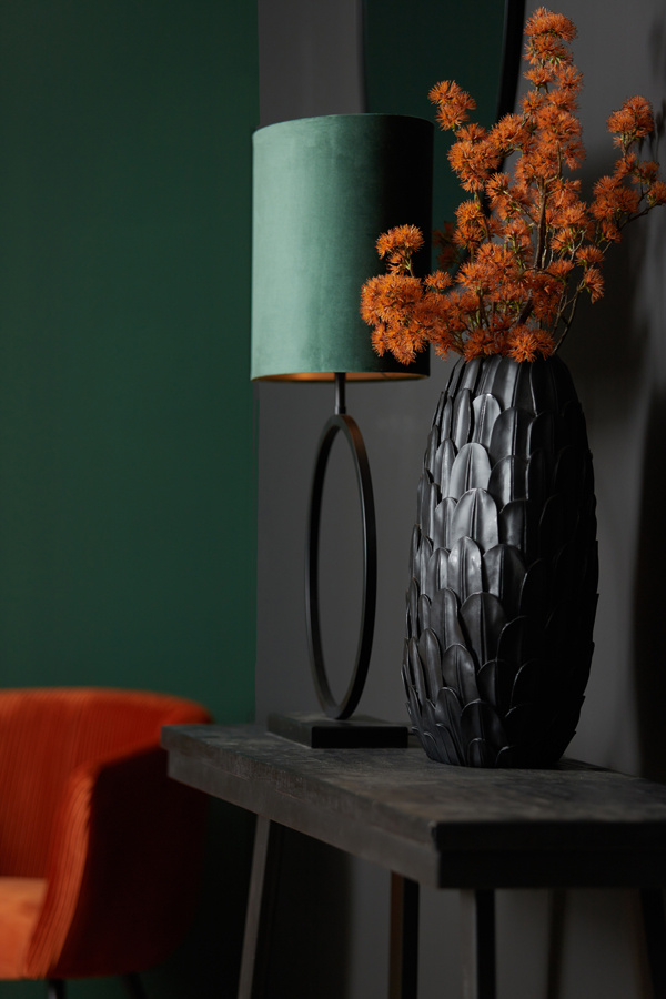 Light & Living - Lampvoet LIVA - 40x12.5x52 - Zwart