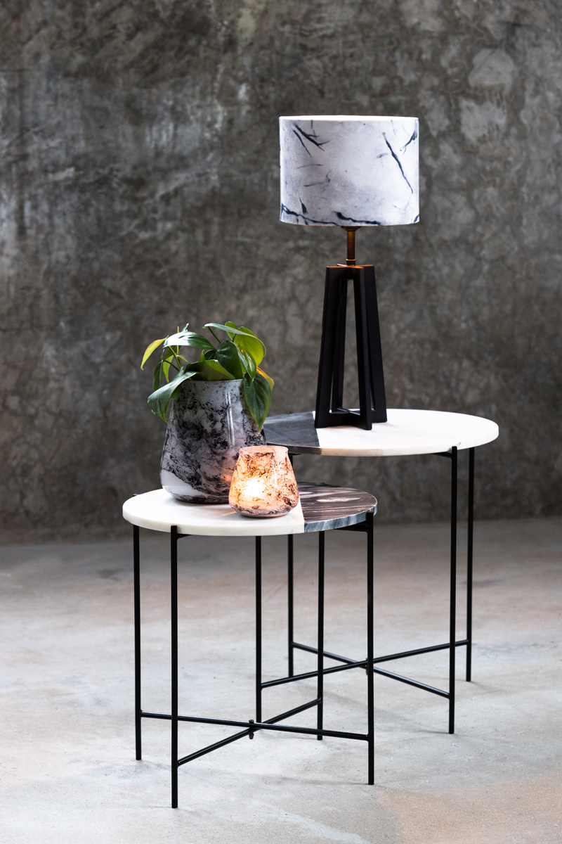 Light & Living - Lampvoet MILEY - 11.5x11.5x31 - Zwart