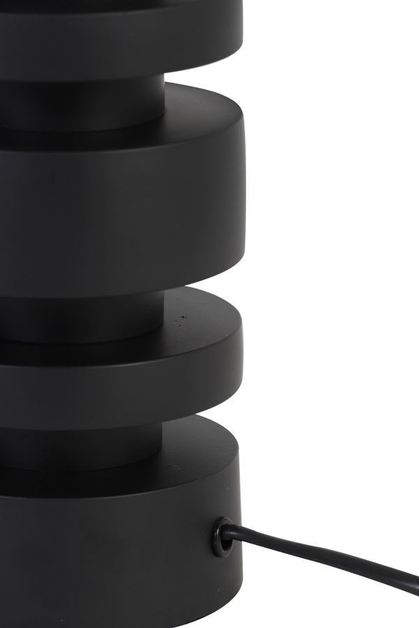 Light & Living - Lampvoet DESLEY - 10.5x10.5x36 - Zwart