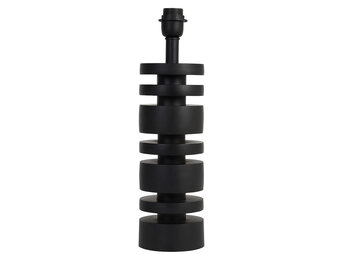 Light & Living - Lampvoet DESLEY - 12.5x12.5x40 - Zwart