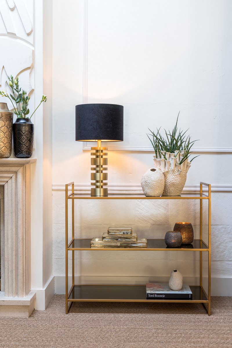 Light & Living - Lampvoet DESLEY - 12.5x12.5x40 - Goud