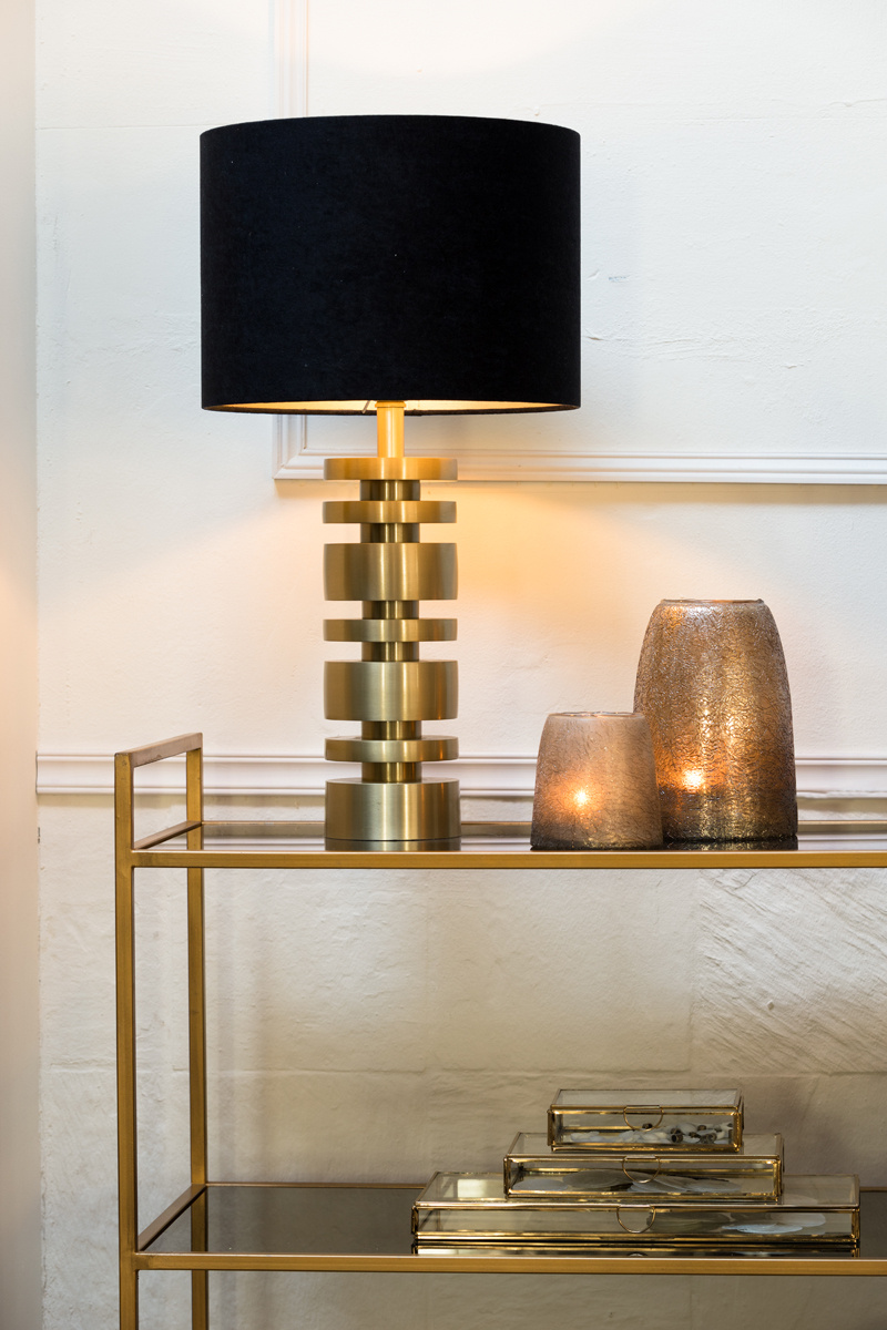 Light & Living - Lampvoet DESLEY - 12.5x12.5x40 - Goud