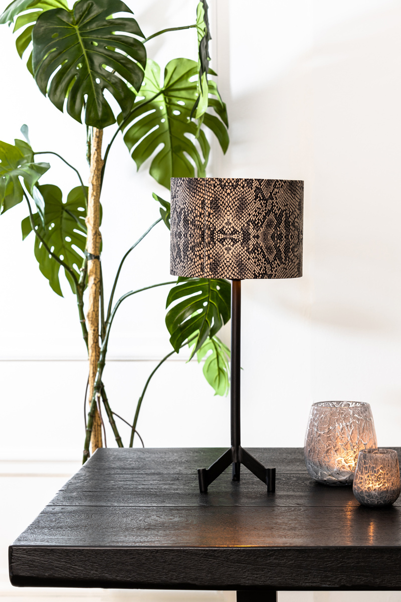 Light & Living - Lampvoet DENNIS - 15.5x15.5x40 - Zwart