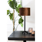 Light & Living - Lampvoet DENNIS - 15.5x15.5x50 - Zwart