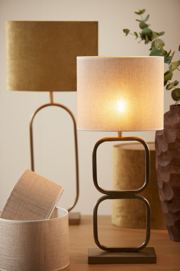 Light & Living - Lampvoet LUTIKA - 23x11.5x46 - Goud