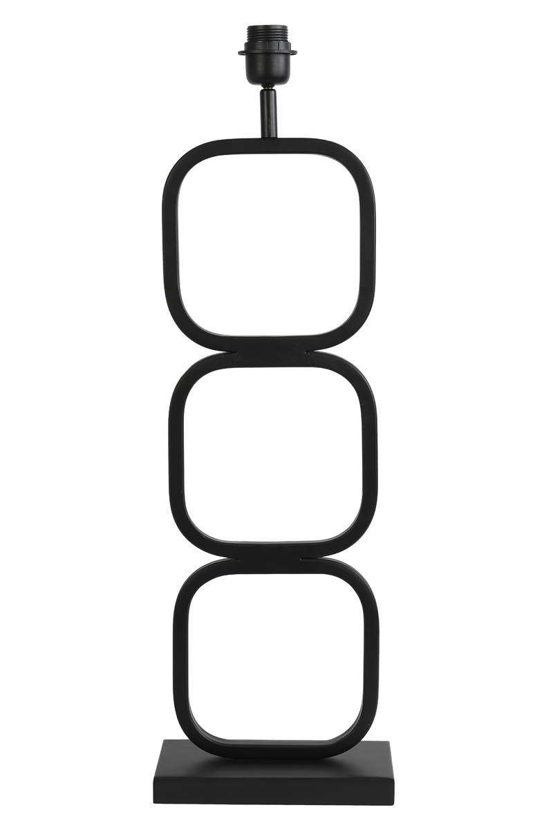 Light & Living - Lampvoet LUTIKA - 23x11.5x69 - Zwart